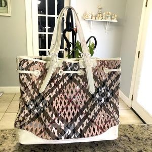 burberry clear bag